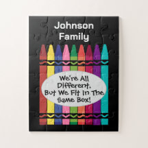 Familia Somos todos diferentes pero encajamos en c