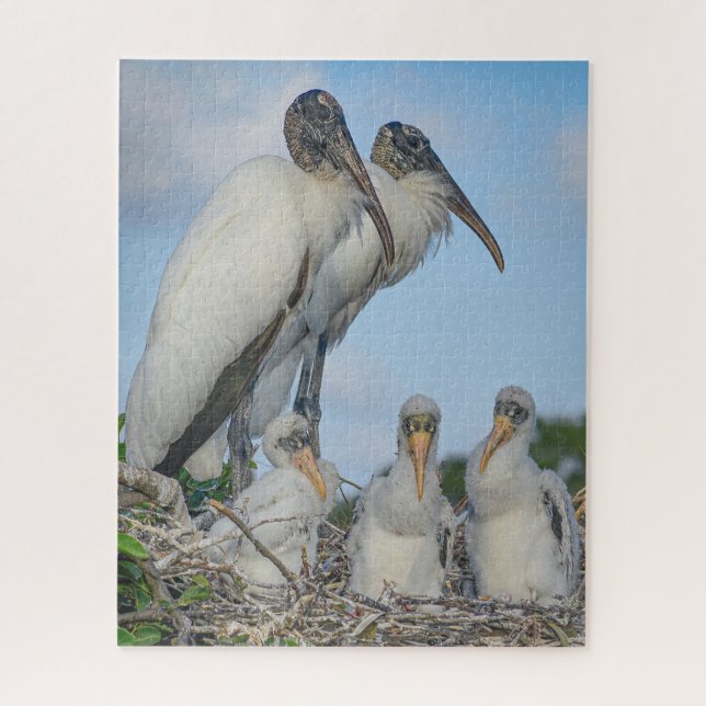 Puzzle "Familia Stork" (Vertical)