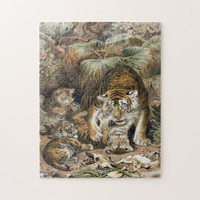 Puzzle Familia Tiger (Vertical)