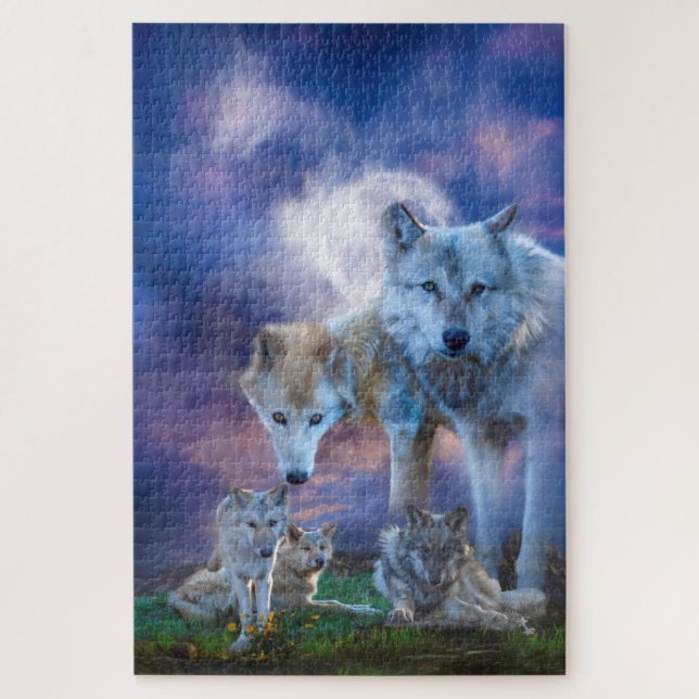 Puzzle FAMILIA WOLF Hay un mundo mejor (Vertical)