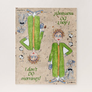 Puzzle Familiar al decir que no hago caricatura matutina