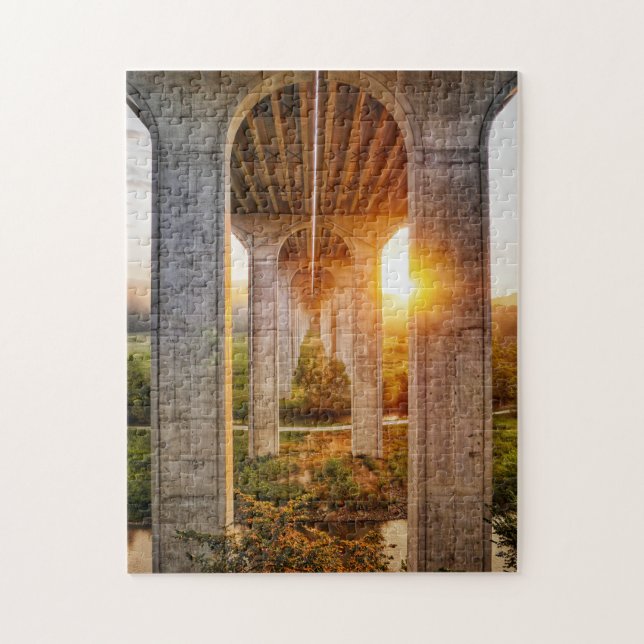 Puzzle Famosa fotografía de puente Famoso Puente Ima (Vertical)