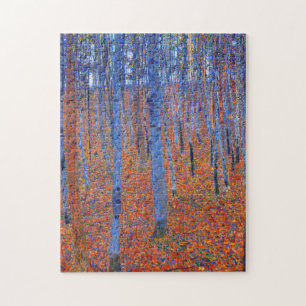Puzzle Famoso cuadro de Gustav Klimt's Beech Grove