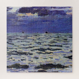 Puzzle Famoso cuadro de Monet, Paisaje marino,