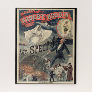 Puzzle Famoso mago victoriano, espectáculo mágico vintage