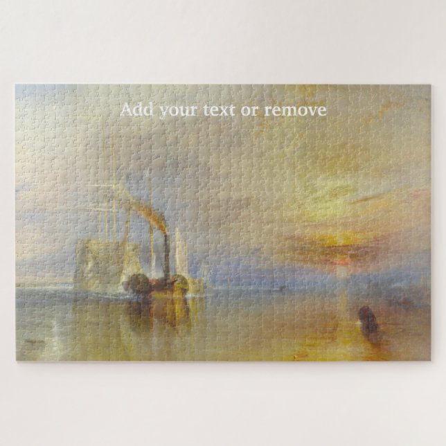 Puzzle Famoso "The Fighting Temeraire" JMW Turner, 1838, (Horizontal)