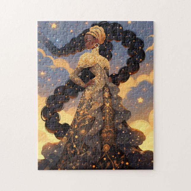 Puzzle Fantasía afroamericana (Vertical)