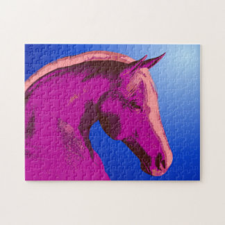 Puzzle Fantasía Cara de Caballo Rosa Resumen