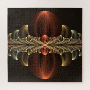 Puzzle Fantasía Construcción Brillante Resumen Arte Fract