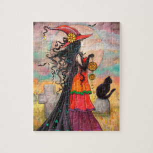 Puzzle Fantasía de Halloween de Witch Way por Molly Harri