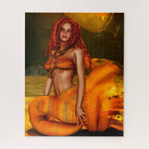 Puzzle Fantasía de la serie Mermaid "Coraleen"