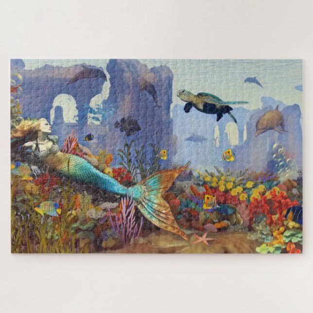 Puzzle Fantasía de la sirena (Horizontal)