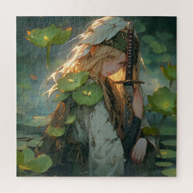 Puzzle Fantasía de Lady of Lake Anime (Vertical)
