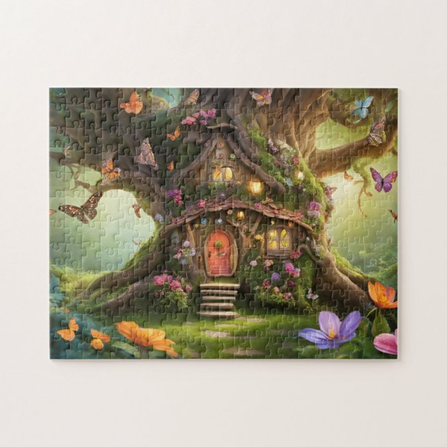 Puzzle Fantasía de mariposas (Horizontal)