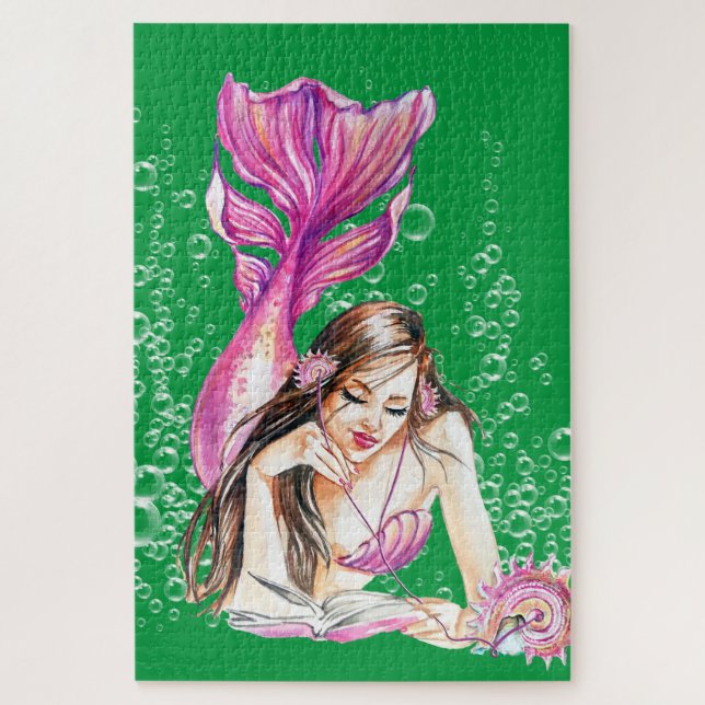 Puzzle Fantasía de sirena 1.014 piezas (Vertical)