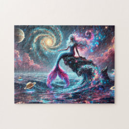 Puzzle Fantasía de Sirena Cósmica Celestial