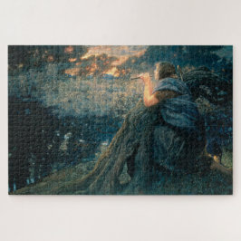 Puzzle Fantasía en Crepúsculo (por Edward Robert Hughes)