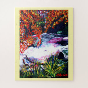 Puzzle Fantasía en el arroyo de madera