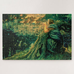Puzzle "Fantasía en el Crepúsculo" - El mágico mundo de l