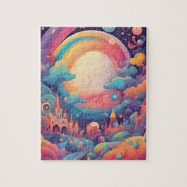 Puzzle Fantasía en el mundo mágico (Vertical)