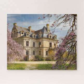 Puzzle Fantasía en un castillo francés en primavera