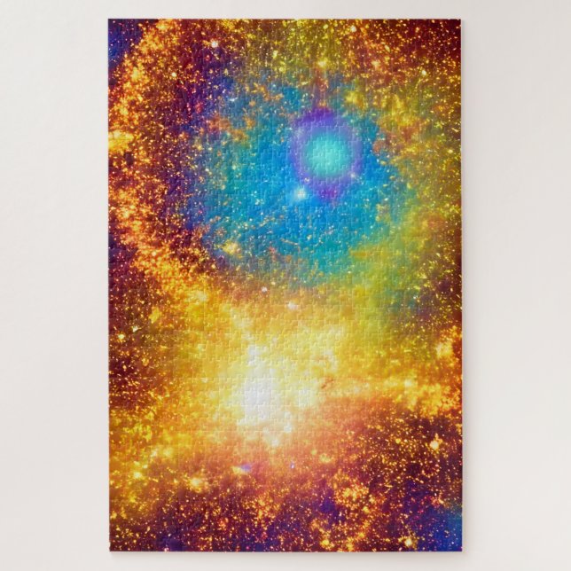 Puzzle Fantasía Estrella Dorada Explosión (Vertical)