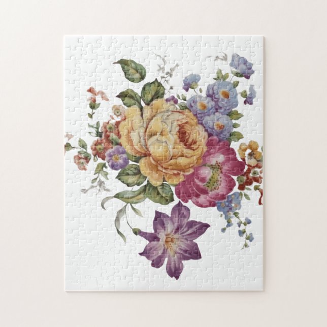 Puzzle Fantasía Floral  (Vertical)