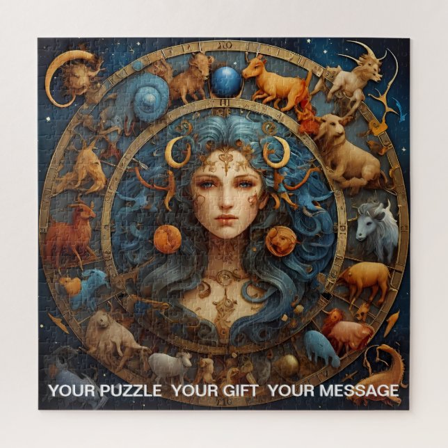 Puzzle Fantasía Resumen Rótulo celestial Zodiaco Dreamsca (Vertical)