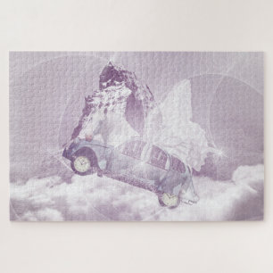 Puzzle Fantasía rosa Volando Caballo Carne Mariposa Ala d