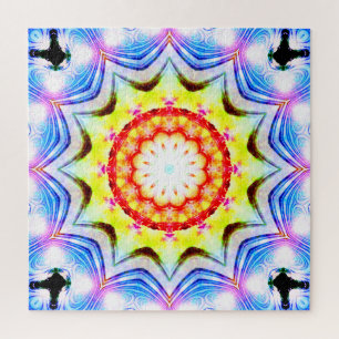 Puzzle Fantasía Sacerdote Mage Magial Vibrante Mandela