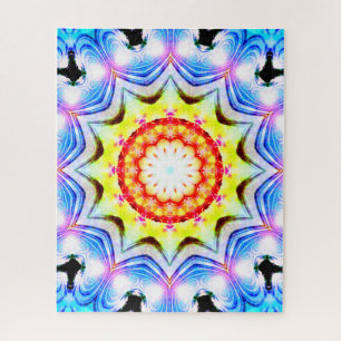 Puzzle Fantasía Sacerdote Mage Magial Vibrante Mandela