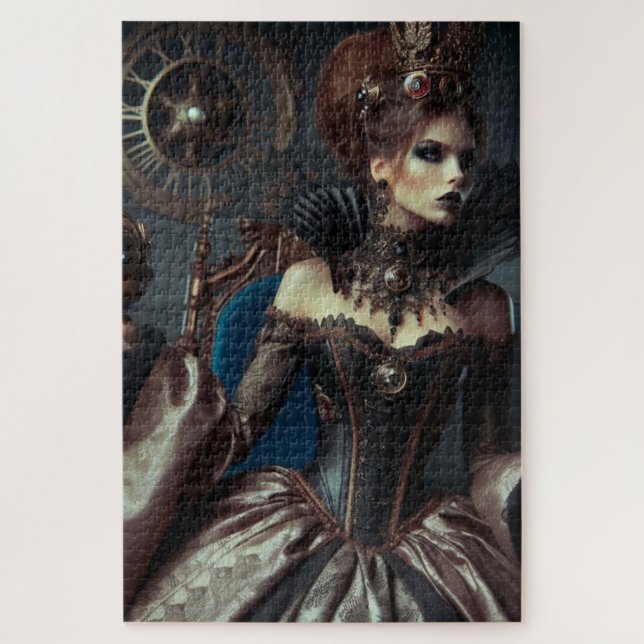 Puzzle Fantasía Testigo Elegante Reina Mal (Vertical)