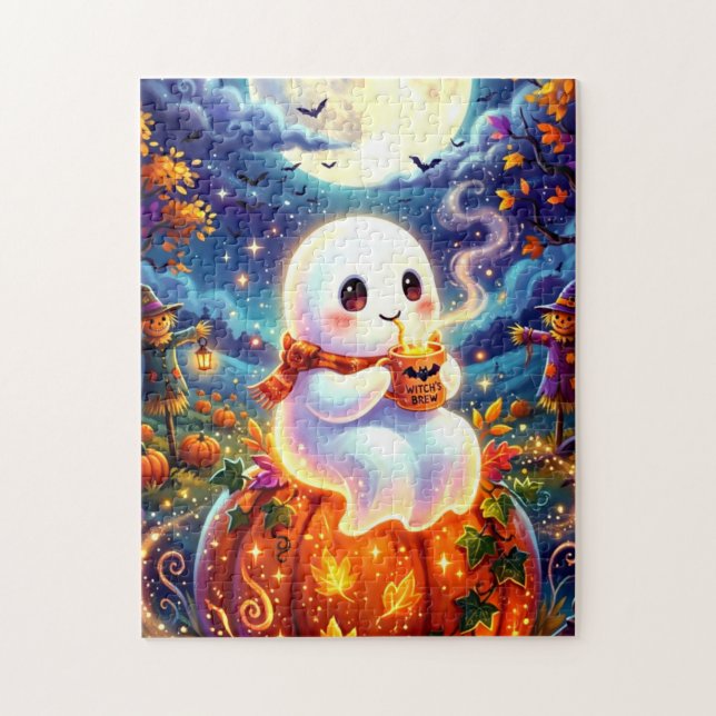 Puzzle Fantasma Adorable Bebe Café (Vertical)