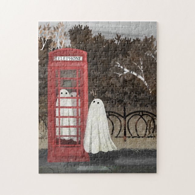 Puzzle Fantasma de caja de teléfonos (Vertical)