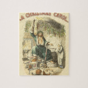 Puzzle Fantasma de la Navidad Presente Scrooge