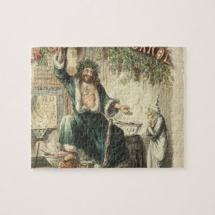 Puzzle Fantasma de la Navidad Presente Scrooge