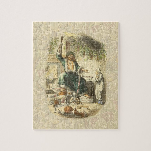 Puzzle Fantasma de la Navidad Presente Scrooge (Vertical)