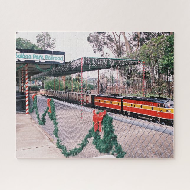 Puzzle Fantasma del trenecito de Balboa Park (Horizontal)