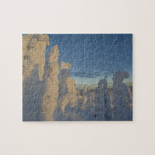 Puzzle Fantasmagorías de nieve al atardecer en Whitefish 