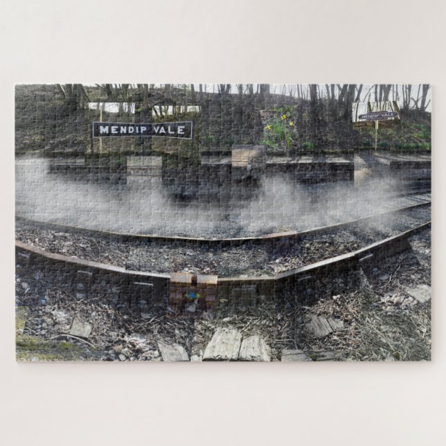 Puzzle Fantasmas de un ferrocarril. (Horizontal)