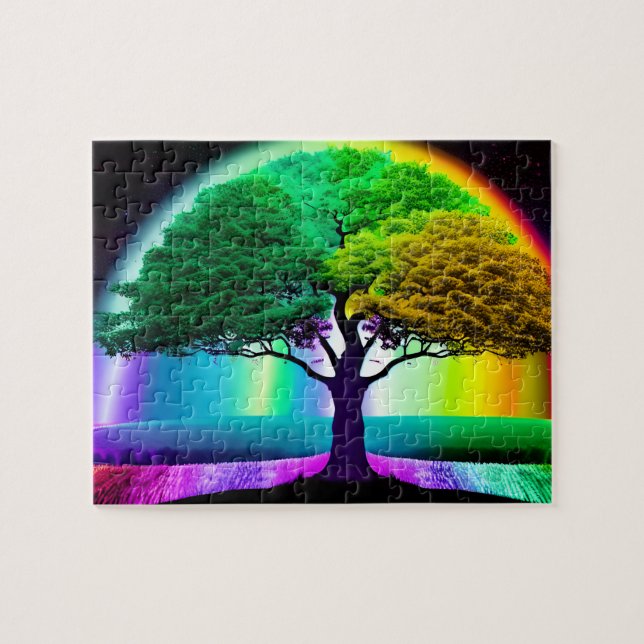 Puzzle Fantastico árbol de la vida de otro mundo (Horizontal)