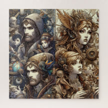 Fantástico mundo del Steampunk - Illus detallado d