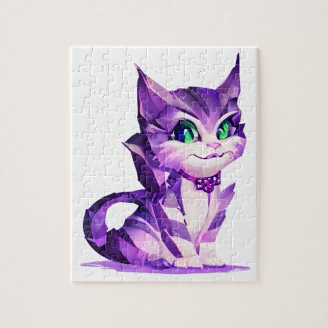 Puzzle Fantasy Cute Kawaii bebé gatito Cheshire (Vertical)