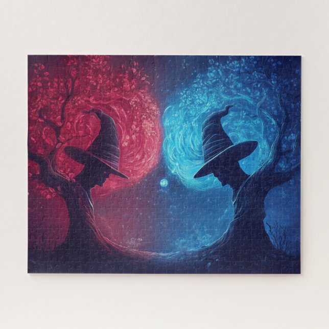 Puzzle Fantasy Duel de Gorras de asistentes brillantes (Horizontal)