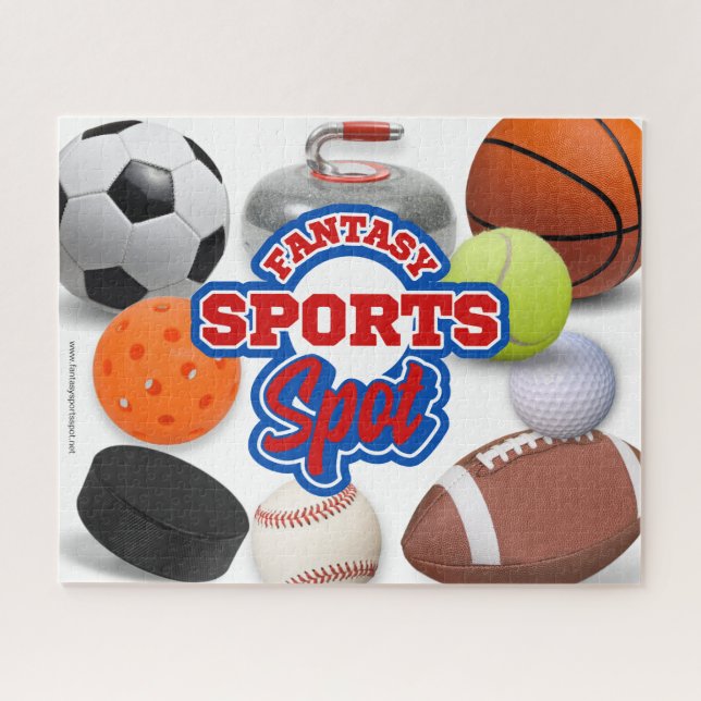 Puzzle Fantasy Sports Spot Balls (Horizontal)