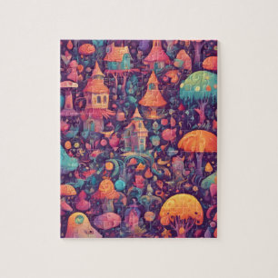Puzzle Fantasy World Colorful Magic Kingdom