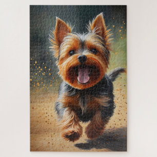 Puzzle Fantasy Yorkshire Terrier Surreal Dog Art