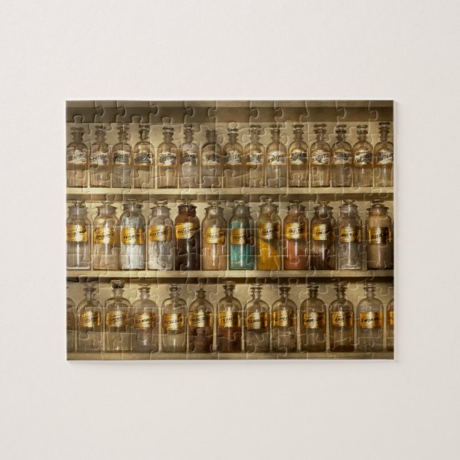 Puzzle Farmacia - muebles de la tienda (Horizontal)