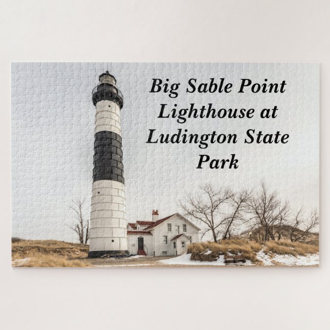 Puzzle Faro Big Sable Point en Ludington (Horizontal)