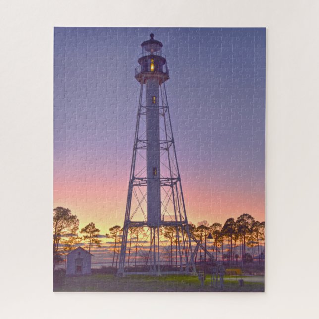 Puzzle Faro Cape San Blas, Port St. Joe, Sunset (Vertical)